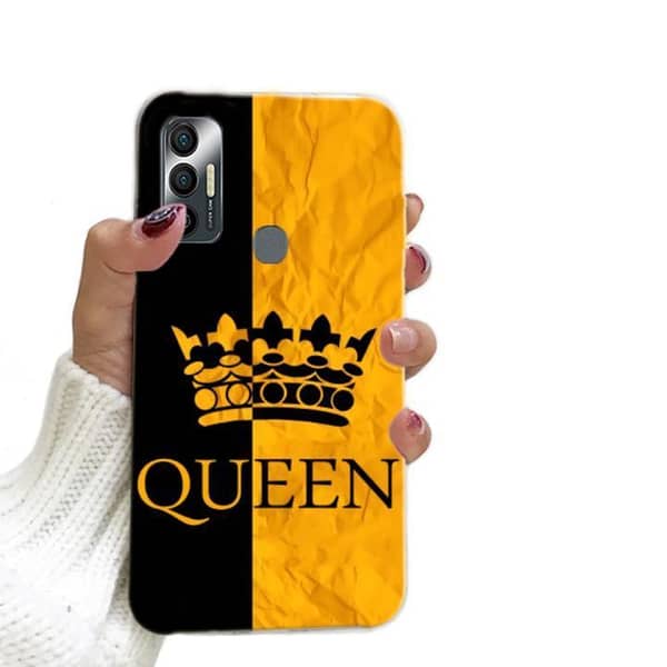 Tecno Spark 7 Back Cover - King Soft Silicone Case with Boys Print