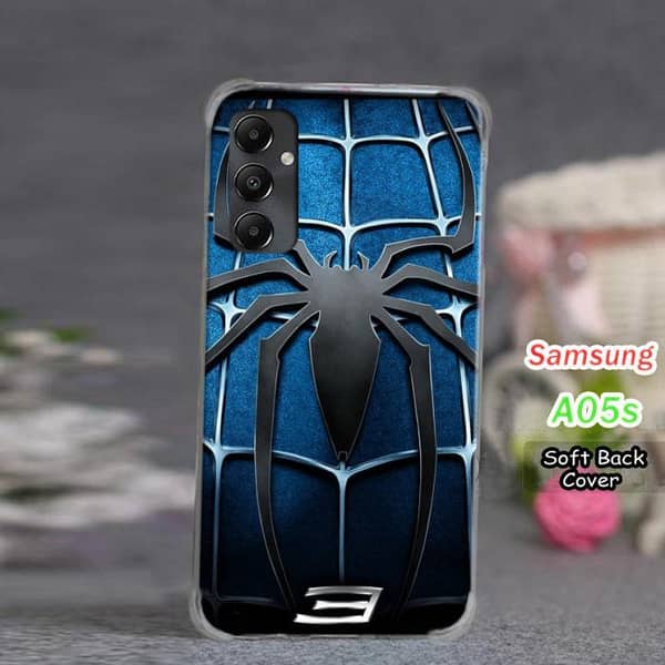 Samsung Galaxy A05S Back Cover in Spider-Man Design (Soft Silicone Case)
