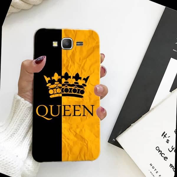 Queen Design Soft Silicone Back Cover for Samsung Grand Prime