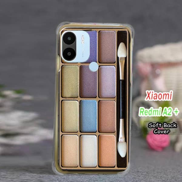 Xiaomi Redmi A2 Plus Back Cover with Makeup Print Silicone Case