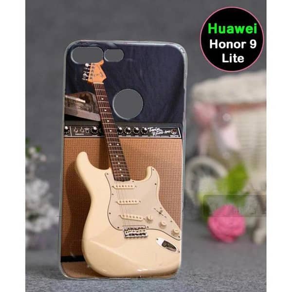 Huawei Honor 9 Lite Back Cover — Guitar Design Soft Silicone Case