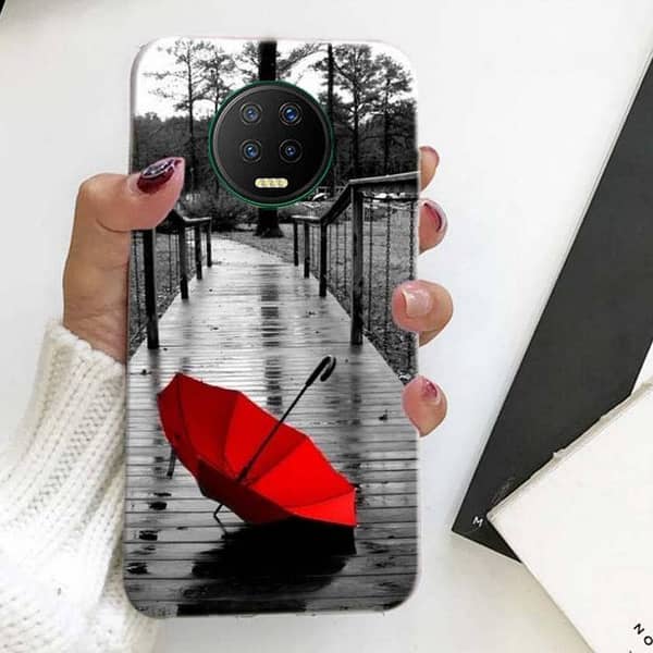 Infinix Note 7 Soft Rain Soft Silicone Back Cover – Lightweight, Flexible, Shockproof Case