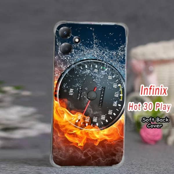 Infinix Hot 30 Play Back Cover – Speed Design Soft Silicone Case
