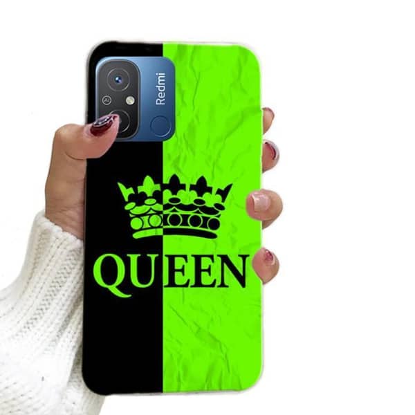Xiaomi Redmi 12C Back Cover | Queen Design Soft Silicone Case
