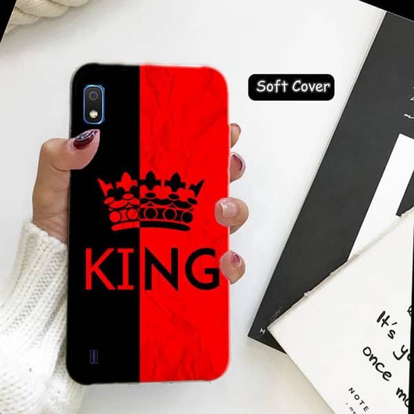 Samsung A10 Back Cover by King Design — Soft Silicone Case