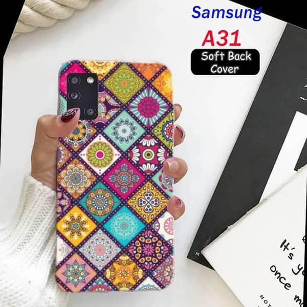 Samsung Galaxy A31 Back Cover — Art Floral Soft Silicone Case