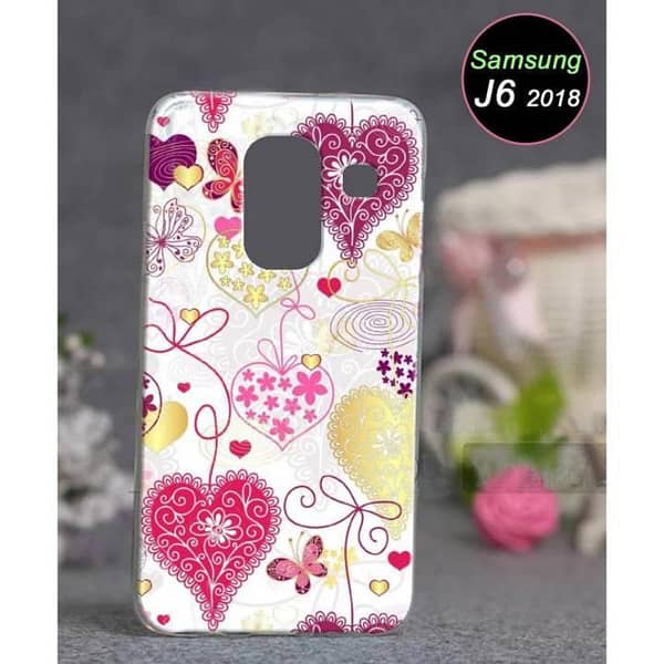 Samsung J6 2018 Back Cover — Love Design Soft Silicone Case