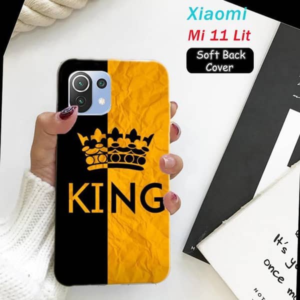Xiaomi Mi 11 Lite Back Cover by King Design: Soft Silicone Case