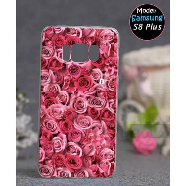 Samsung S8 Pius Floral Design Soft Silicone Back Cover