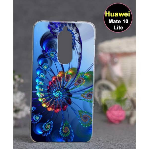 Huawei Mate 10 Lite Floral Design Soft Silicone Back Cover