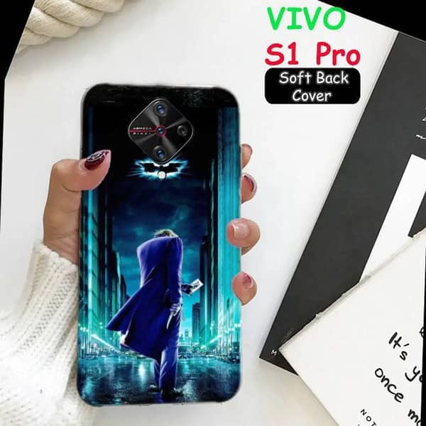 Vivo S1 Pro Back Cover – Joker Design Soft Silicone Case