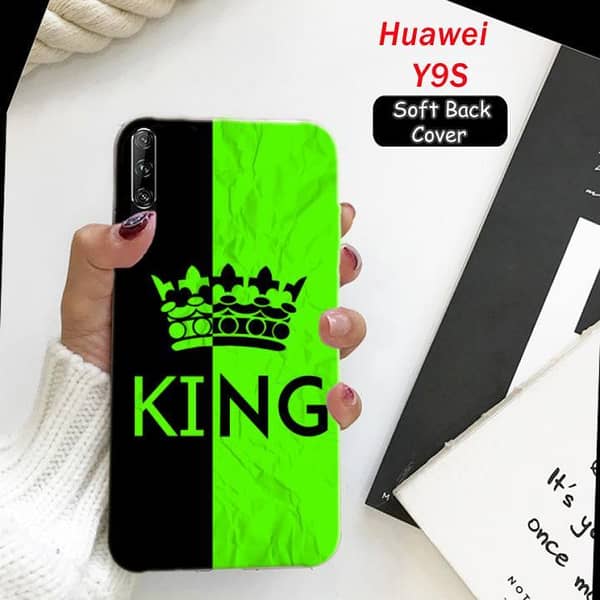 Huawei Y9S Back Cover by King Design: Soft Silicone Case