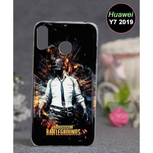Huawei Y7 Prime 2019 Back Cover - PUBG Design Soft Silicone Case