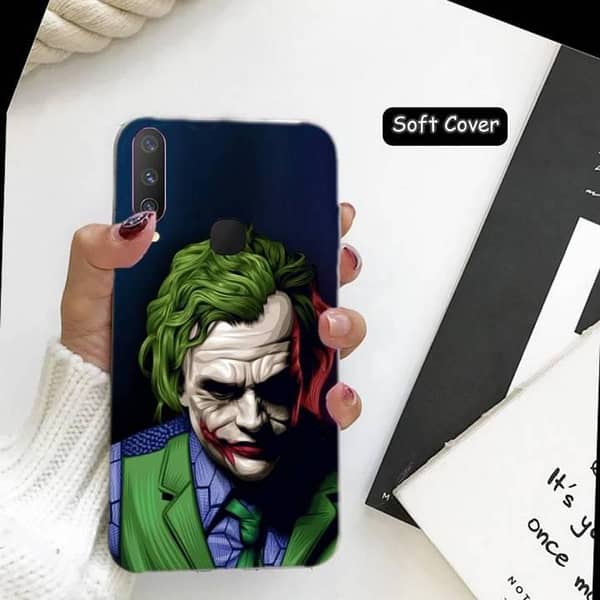 Vivo V15 Back Cover — Joker Design Soft Silicone Case
