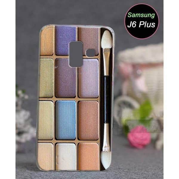 Samsung J6 Plus Back Cover: Makeup Design Soft Silicone Case