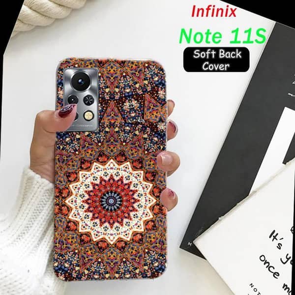 Infinix Note 11S Floral Design Soft Silicone Back Cover