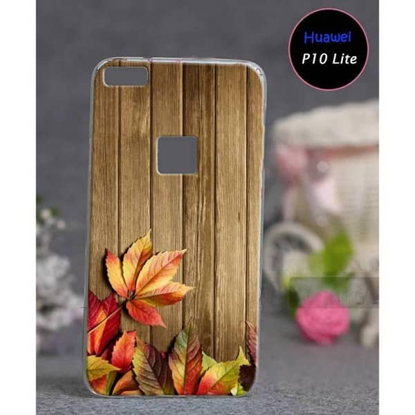 Huawei P10 Lite Back Cover in Print Design Soft Silicone