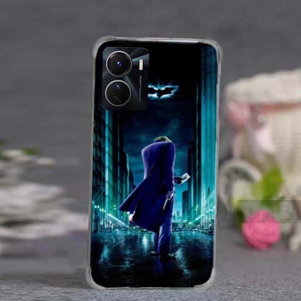 Vivo Y16 Back Cover with Joker Design – Soft Silicone Case
