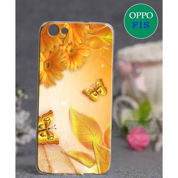 Oppo F1S Back Cover — Butterfly Design Soft Silicone Case