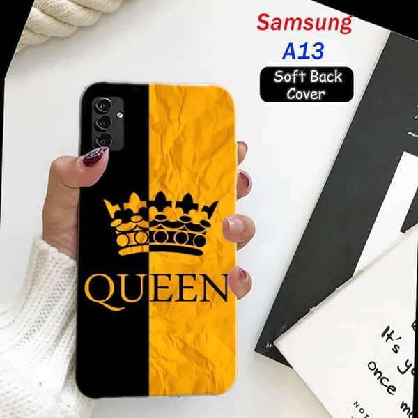 Back Cover for Samsung A13 — Queen Design Soft Silicone Case