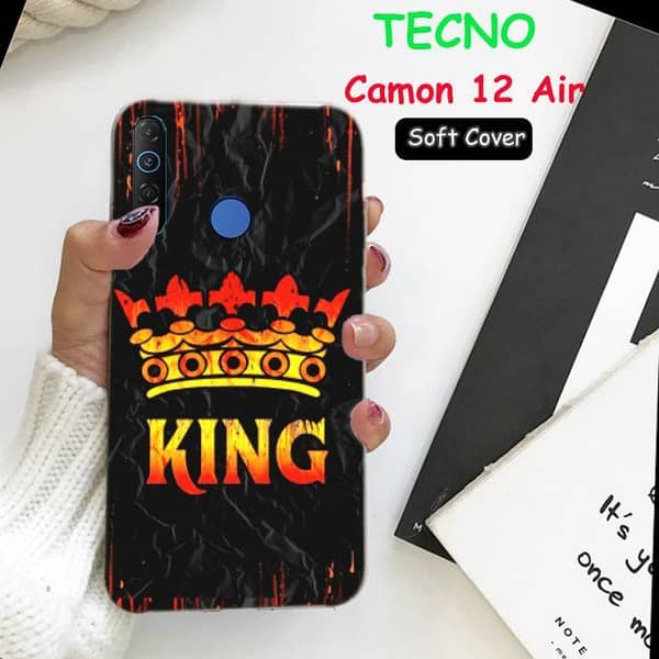 Tecno Camon 12 Air Back Cover with Boys Design - Soft Silicone Case