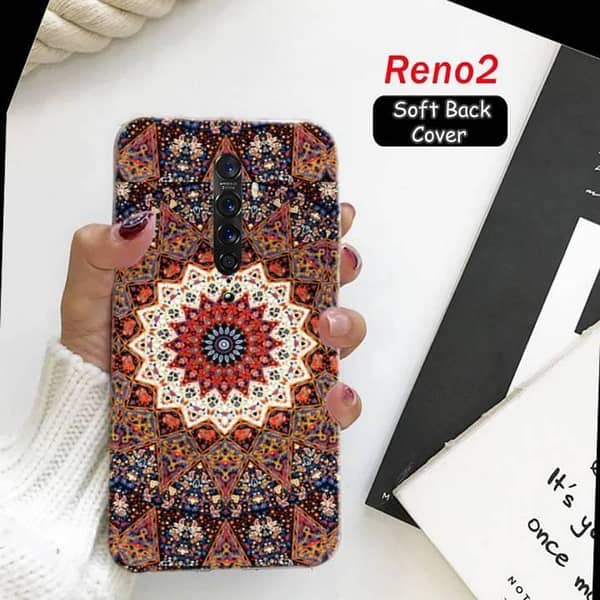 Oppo Reno 2 Back Cover - Floral Style Soft Silicone Case