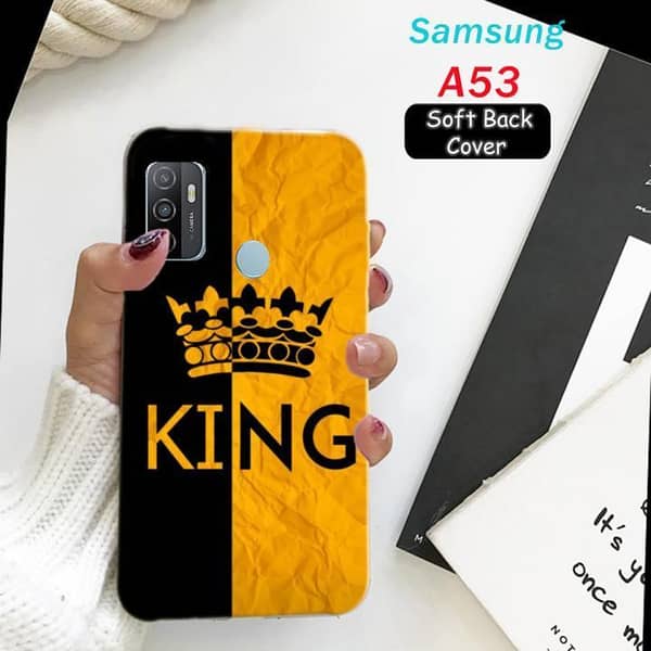 King Design Soft Silicone Back Cover for Samsung A53
