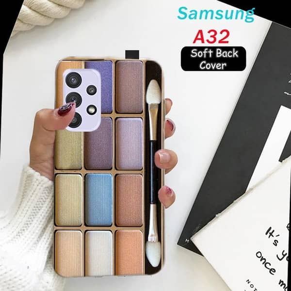 Samsung A32 Back Cover: Makeup Design Soft Silicone Case