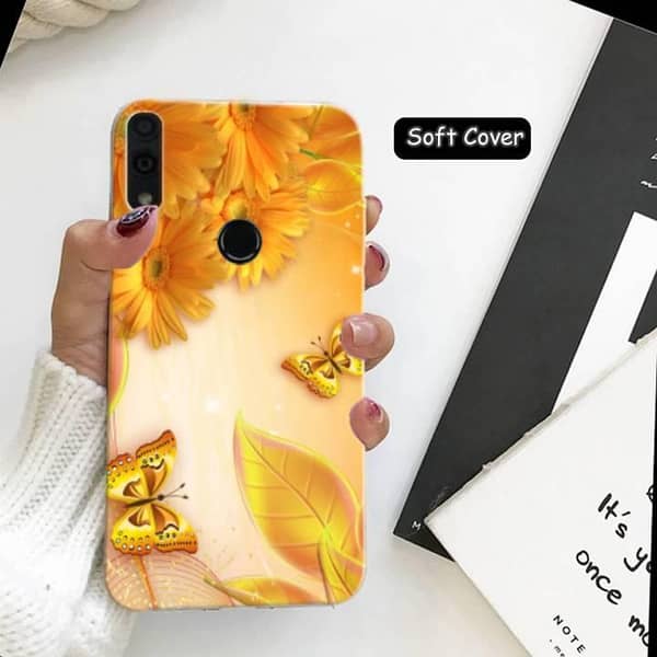 Huawei Honor 10 Lite Back Cover – Butterfly Style Soft Silicone Case