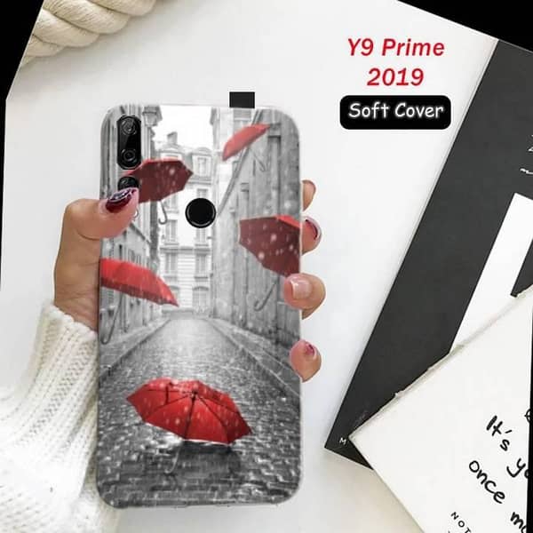 Huawei Y9 Prime 2019 Back Cover – Rain Design Silicone Case