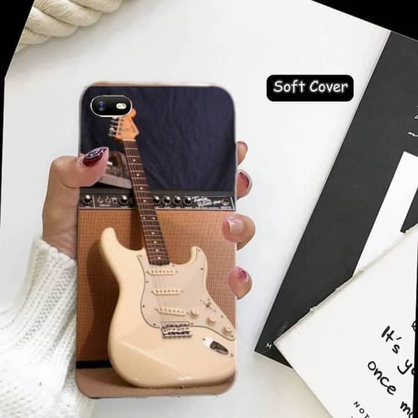 Oppo A1K Back Cover: Guitar Design Soft Silicone Case