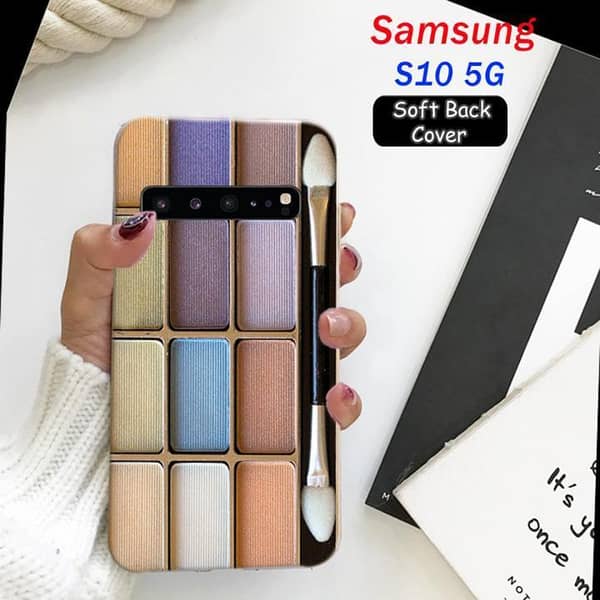 Samsung S10 5G Back Cover: Makeup Design Soft Silicone Case