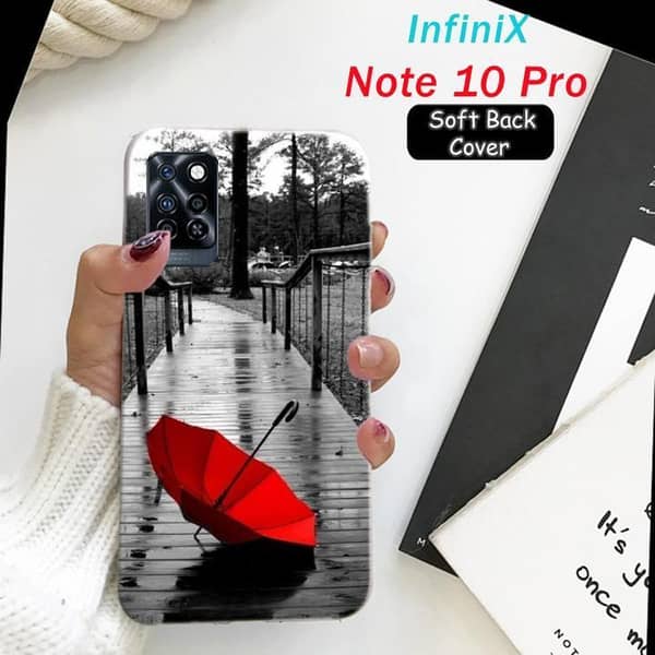 Infinix Note 10 Pro Back Cover — Rain Design Soft Silicone Case