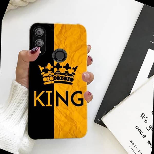 Huawei Honor 8X Back Cover by King Design: Soft Silicone Case