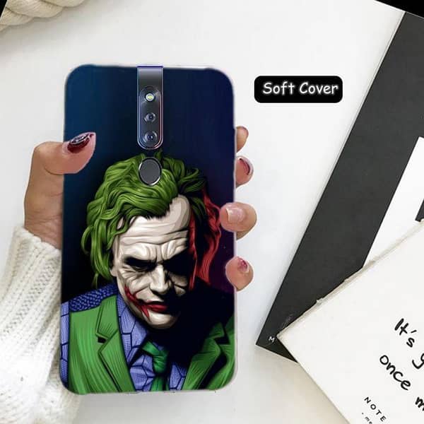 Oppo F11 Pro Back Cover - Joker Design Soft Silicone Case