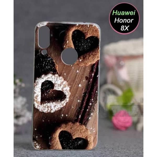 Huawei Honor 8X Back Cover - Chocolate Design Soft Silicone Case