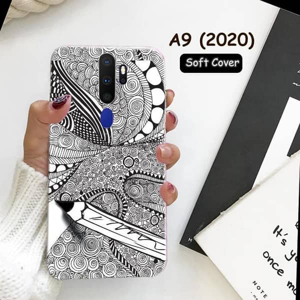 Oppo A9 2020 Art Design Soft Silicone Back Cover