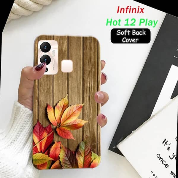 Infinix Hot 12 Play Print Design Soft Silicone Back Cover