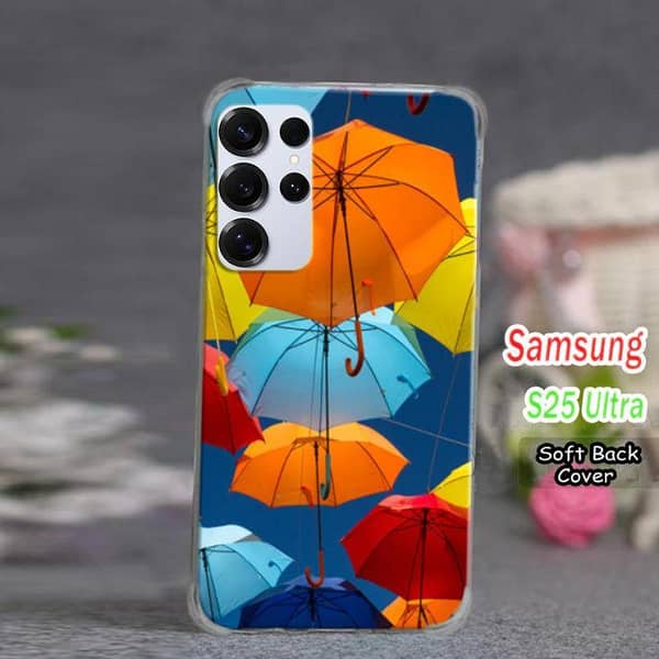 Samsung Galaxy S25 Ultra Back Cover: Rain Design Soft Silicone Case