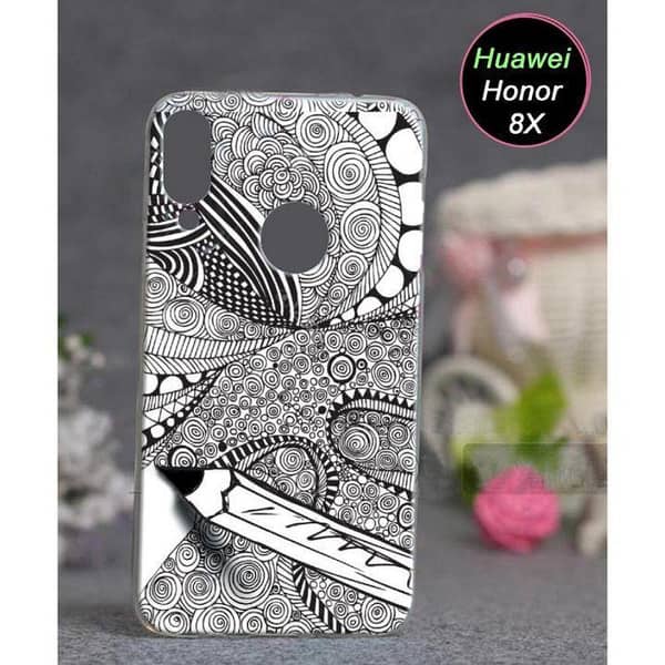 Huawei Honor 8X Back Cover: Art Design Soft Silicone Case