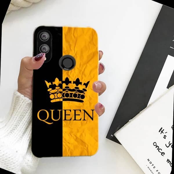 Huawei Honor 8X Back Cover - Queen Design Soft Silicone Case