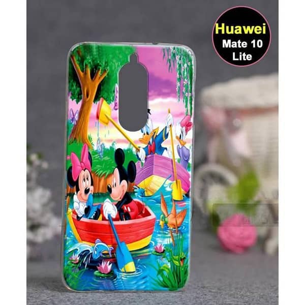 Huawei Mate 10 Lite Back Cover - Mickey Mouse and Friends Soft Silicone Case