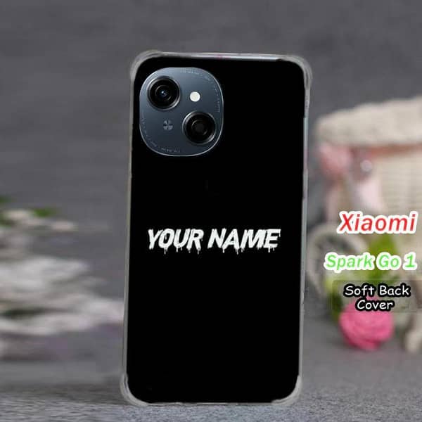 Tecno Spark Go 1 Back Cover with Your Name Design – Soft Silicone Case