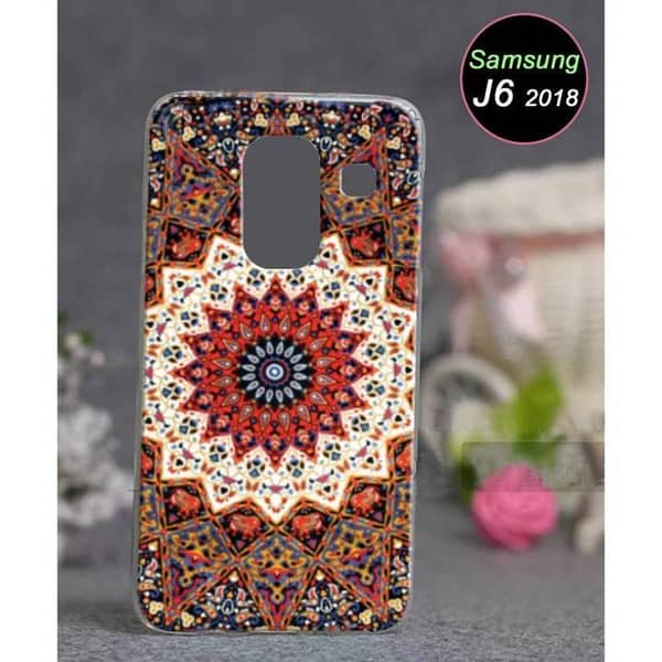 Samsung J6 (2018) Back Cover — Floral Design Soft Silicone Case