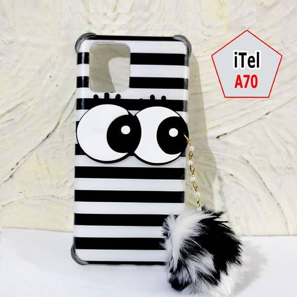 Itel A70 Back Cover Case — Soft Silicone, Slim Fit, Beautiful Style Print