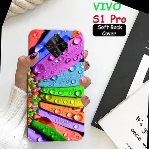 Vivo S1 Pro Back Cover: Art Design Soft Silicone Case