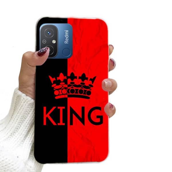 Xiaomi Redmi 12C Back Cover by King Design: Soft Silicone Case