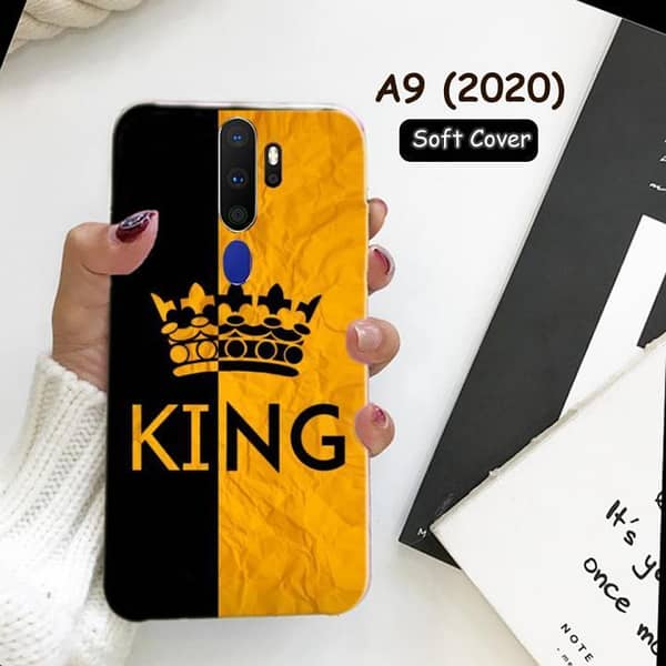 Oppo A9 2020 Back Cover by King Design: Soft Silicone Case