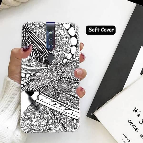 Oppo F11 Pro Art Design Soft Silicone Back Cover