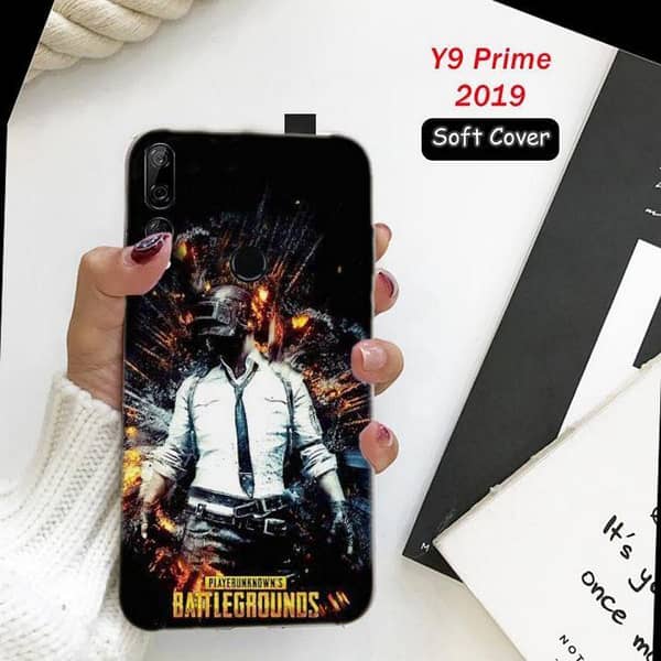 Huawei Y9 Prime 2019 Back Cover - PUBG Design Soft Silicone Case
